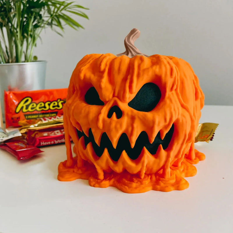 Melting Halloween Pumpkin Candy Bowl