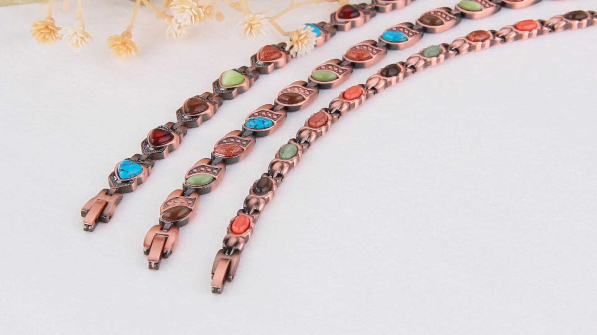 🚀 Fresh Week Fresh Discounts 60% OFF- Pure Solid Copper Magnetic Bangle for Women🎁Buy 2 Free Shipping
