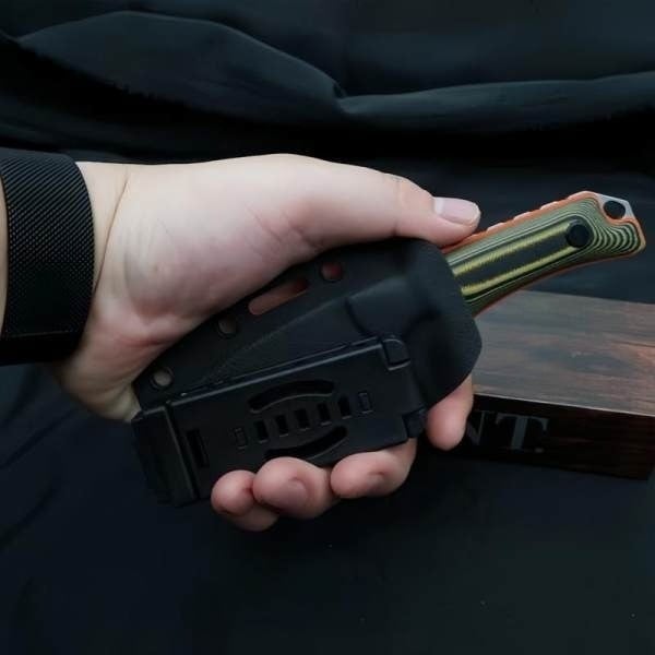 15017 Small Fixed Blade Knife with G10 Handle & Kydex Sheath