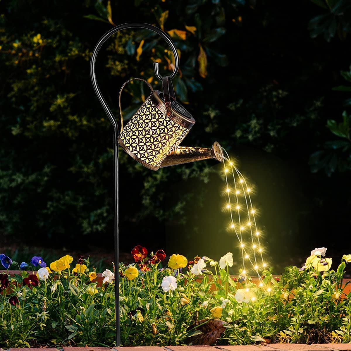 （💋DISCOUNTS ONLY TODAY - 50% OFF）Solar Glowing Fairy Watering Can Light