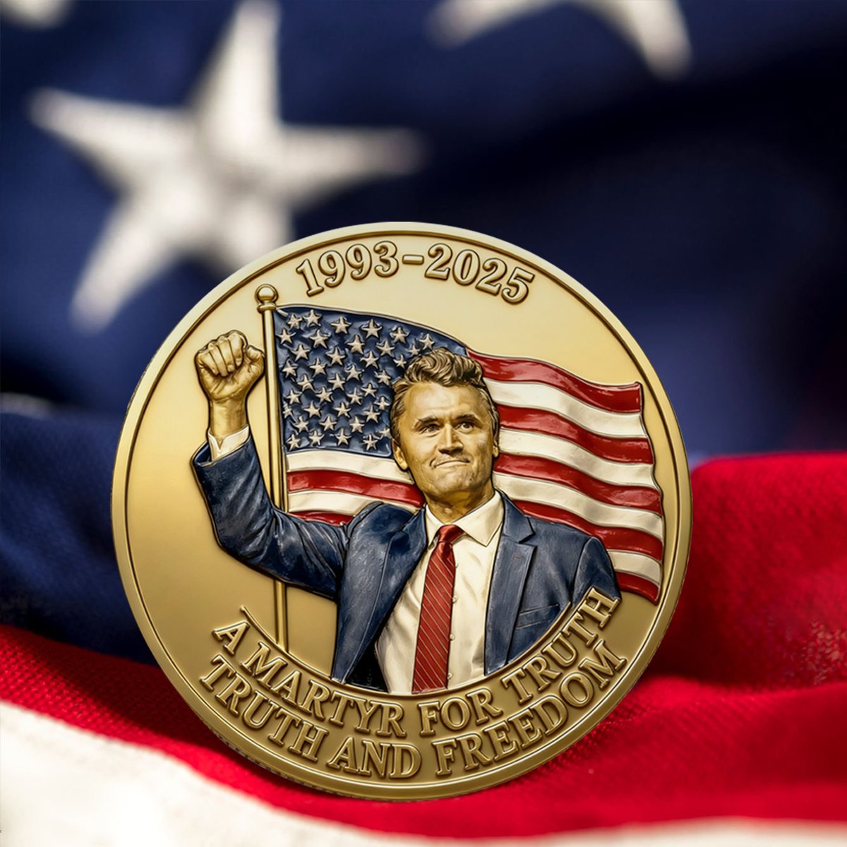 🙏60% OFF For Charlie's Fans - 🎗️🕊️Charlie Kirk Memorial Coin