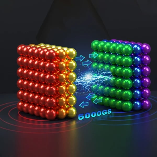 🎁Early Christmas Sale 65% OFF - Multi Colored 64 Pcs Magnetic Balls (BUY 2 GET 1 FREE)