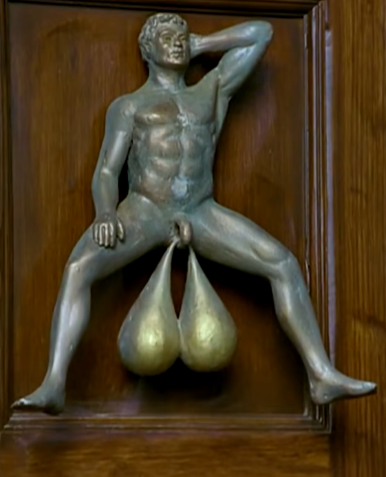 Funny hooligan doorbell ornaments