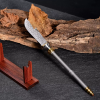 Meteorite Damascus Collectible Knife