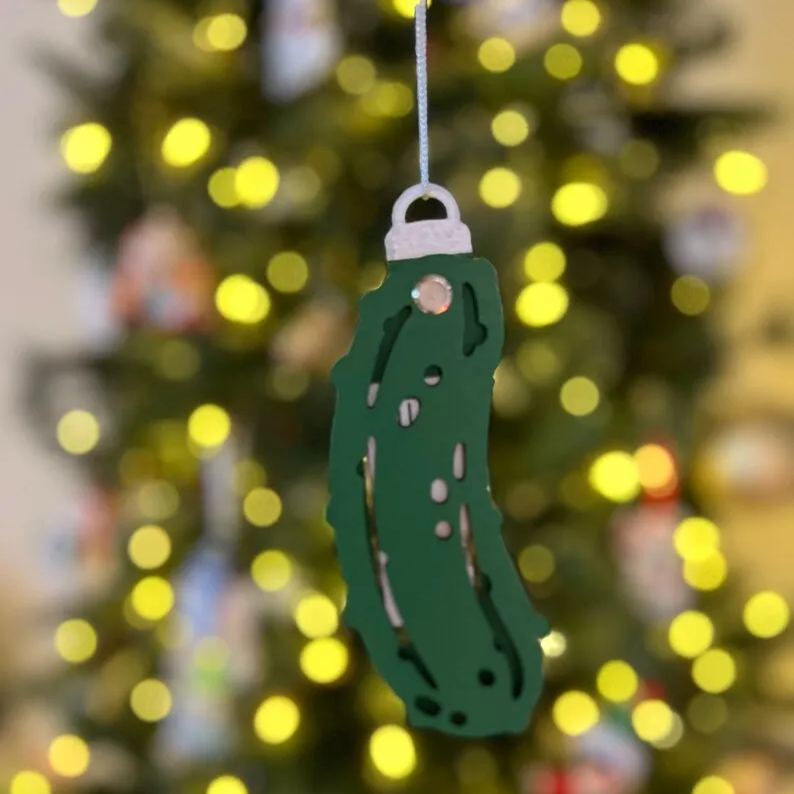 🎅2024 Christmas Gift--🥒Christmas  Pickle Money Holders Gift