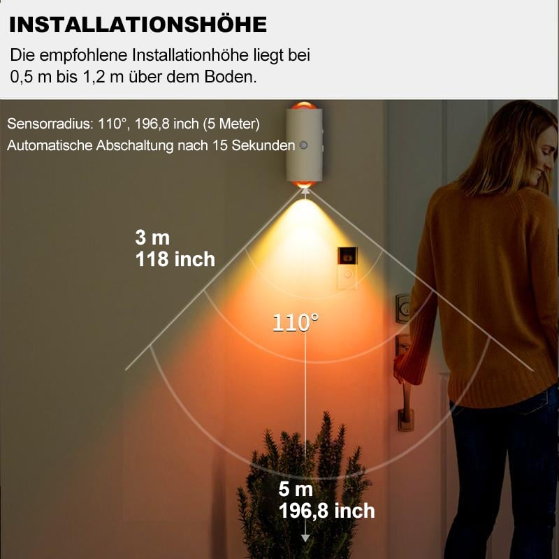 🎉Letzter Tag: 49% Rabatt🔥Intelligentes RGB-Nachtlicht mit Bewegungssensor