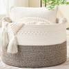 KAKAMAY Large Blanket Basket (20