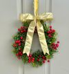 🔥Christmas Specials – Save 30%/🌲Christmas Boxwood Berry Candle Wreath