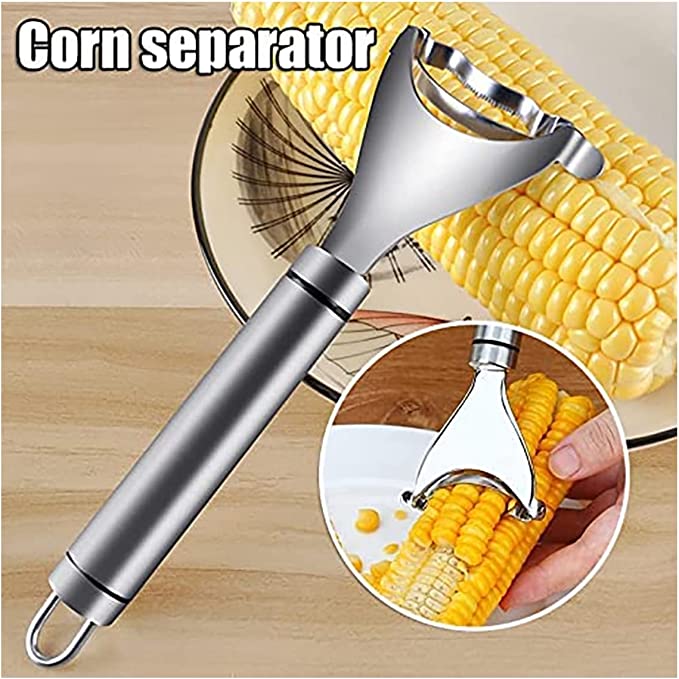 (🎄Early Christmas Sale - 48% OFF) Premium Stainless Steel Corn Peeler,Buy 5 Get 3 Free & Free Shipping