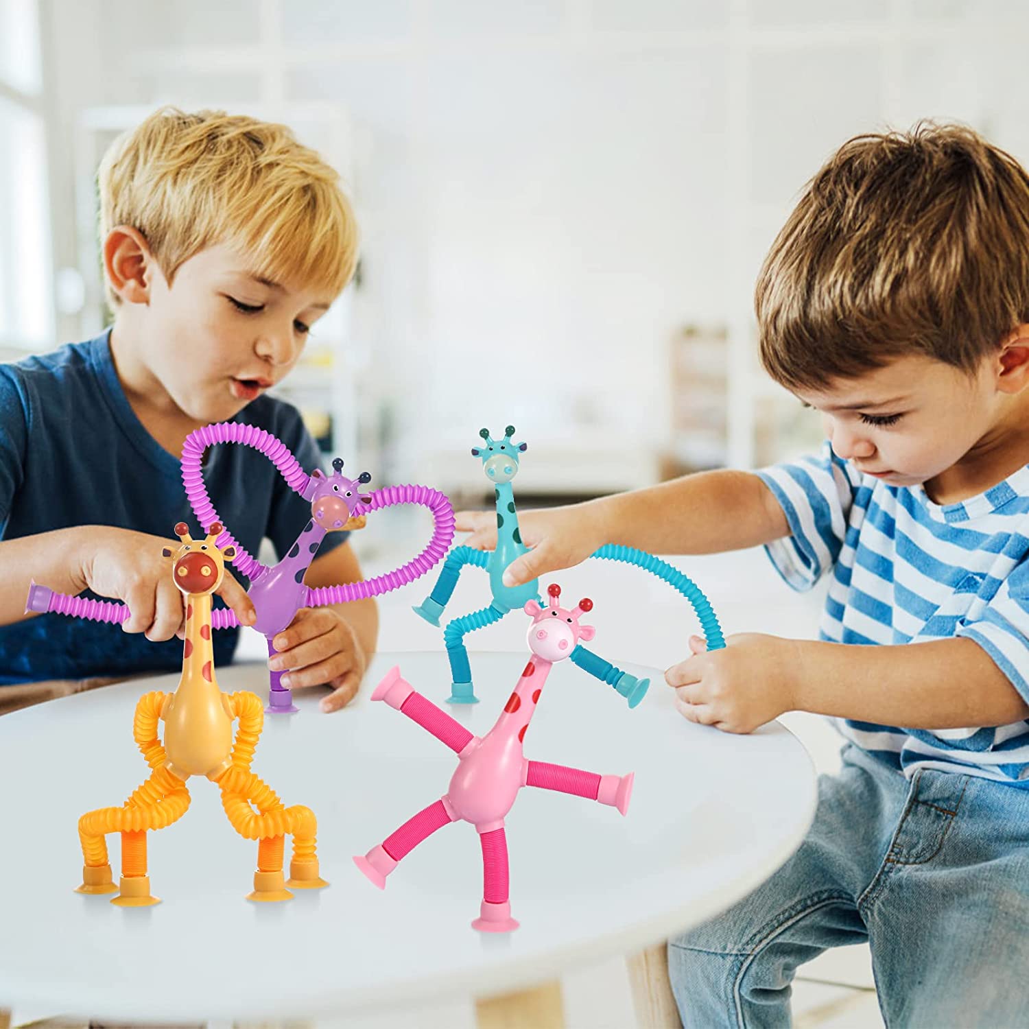 Limited Time Sale 70% OFF🎉 Suction Cup Pop Tube Giraffe Toys, Puzzle Toys, BUY 3 GET 2 FREE NOW