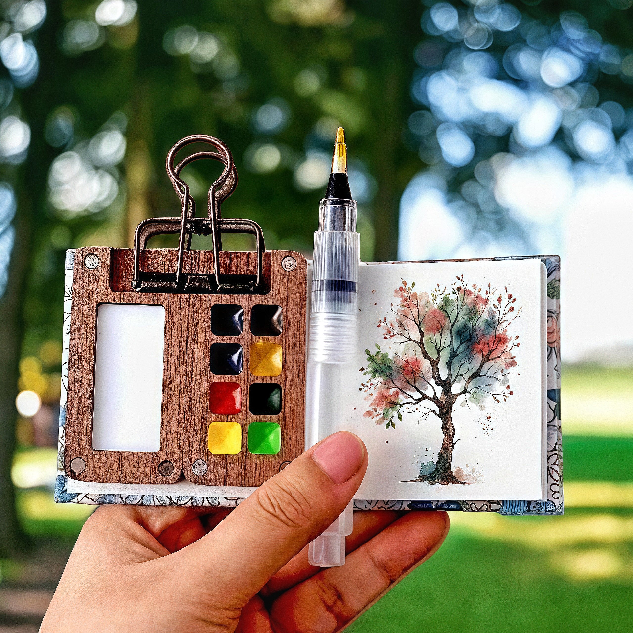 🎁TikTok Last Day Sale - 70% OFF🎉Mini Watercolor Paint Box