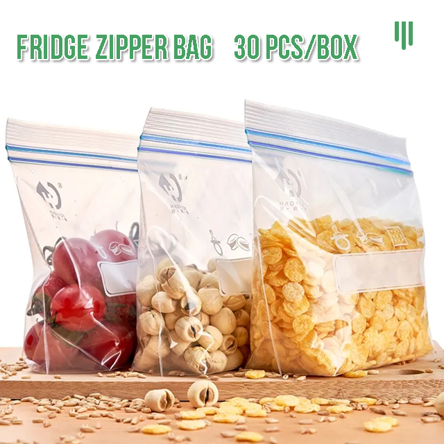 (🔥Last Day Promotion- SAVE 48% OFF)Reusable Air-tight Fridge Zipper Bags(30 pcs)(BUY 3 GET 1 FREE NOW)