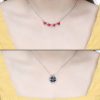 (🎅Christmas Hot Sale🔥🔥)S925 Silver Four Heart Clover Necklace(Buy 2 Free Shipping)