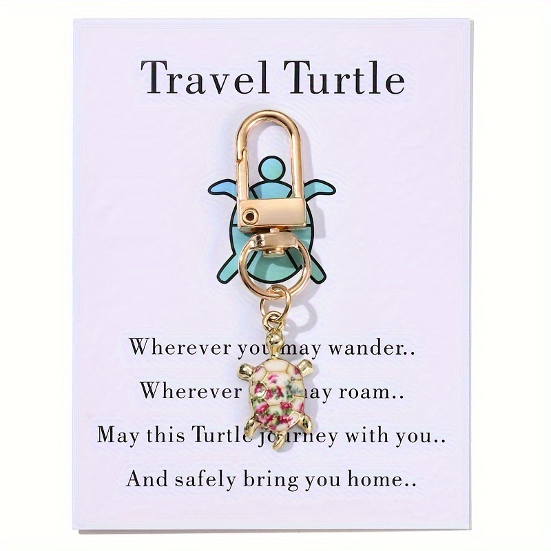 🐢Turquoise Travel Turtle Decorative Keychain -All Set 6 Styles Save $ 30 Free Shipping