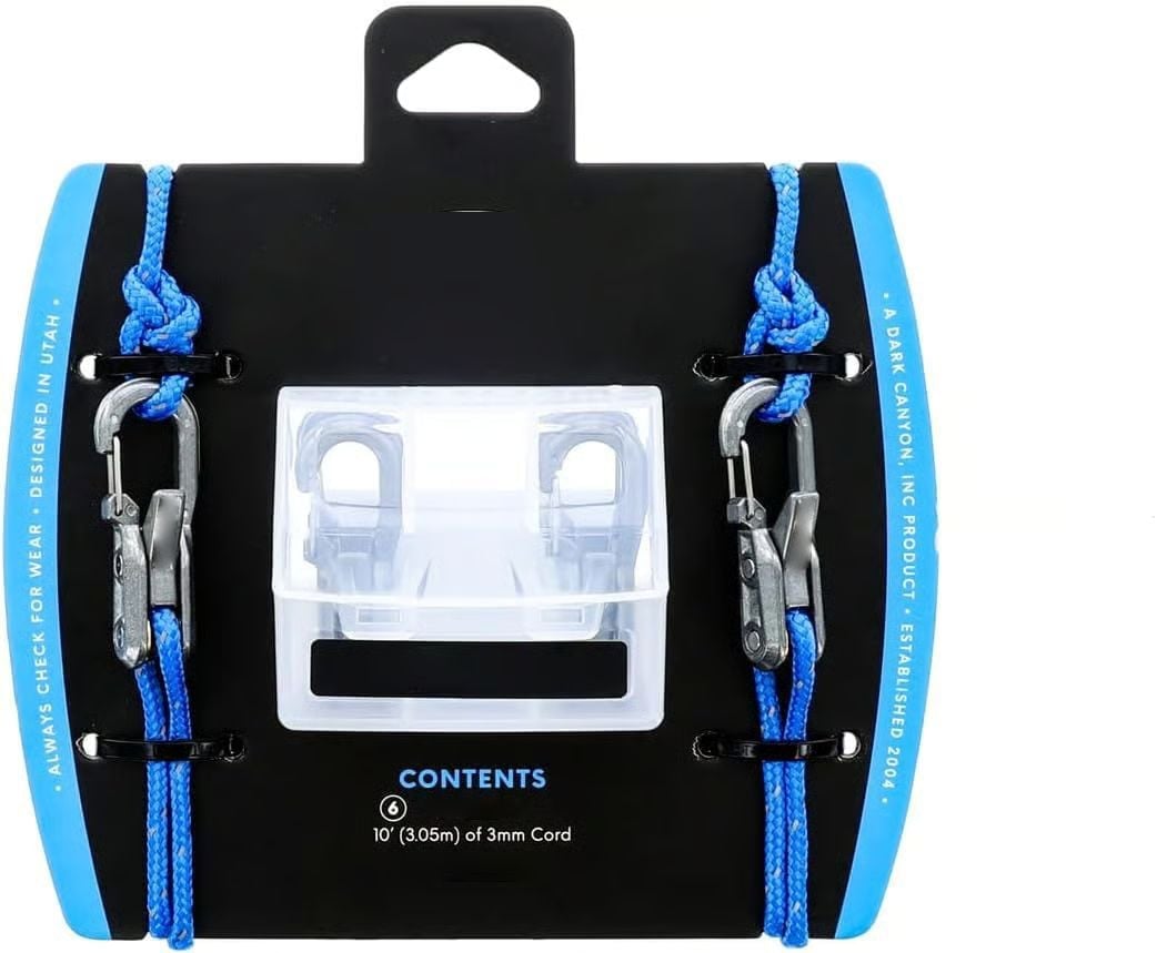 💥 Cord and Rope Tightening and Cinching Tool-6-Pack Includes Accessory Cord and Carry Case