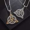 🔥Last Day Promotion 70% OFF🔥Handmade Sterling Silver Vintage Celtic Knot Pendant Necklace