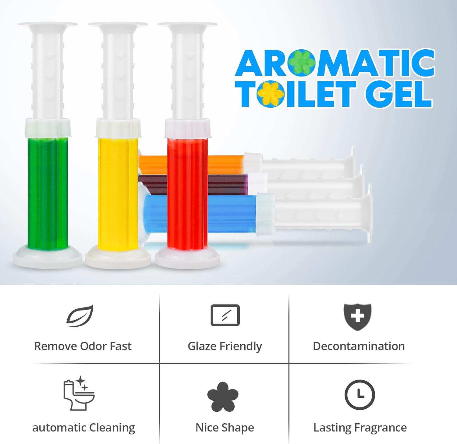 🔥Hot Sale 49% OFF🚽84 Flowers Toilet Cleaner Gel Stamp