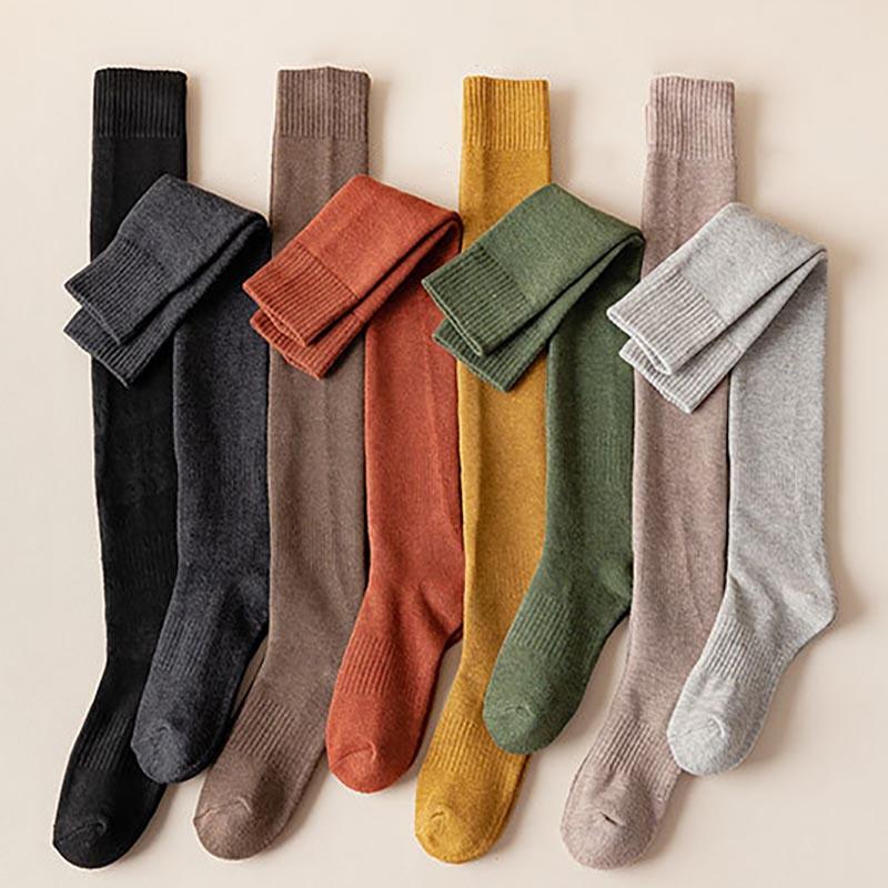 (🎄Early Christma Hot Sale- 48% OFF)Long tube thick cotton socks(🔥BUY 4 GET FREE SHIPPING)