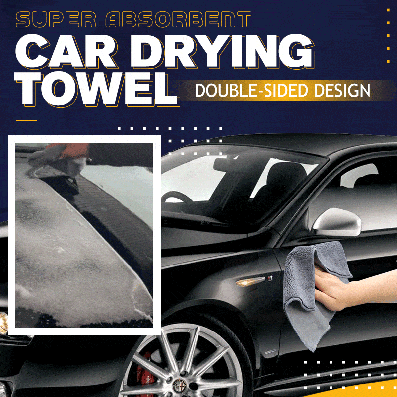 (🎄Christmas Hot Sale - 48% OFF) Super Suede Absorbent Car Drying Towel（12 x 12 in）