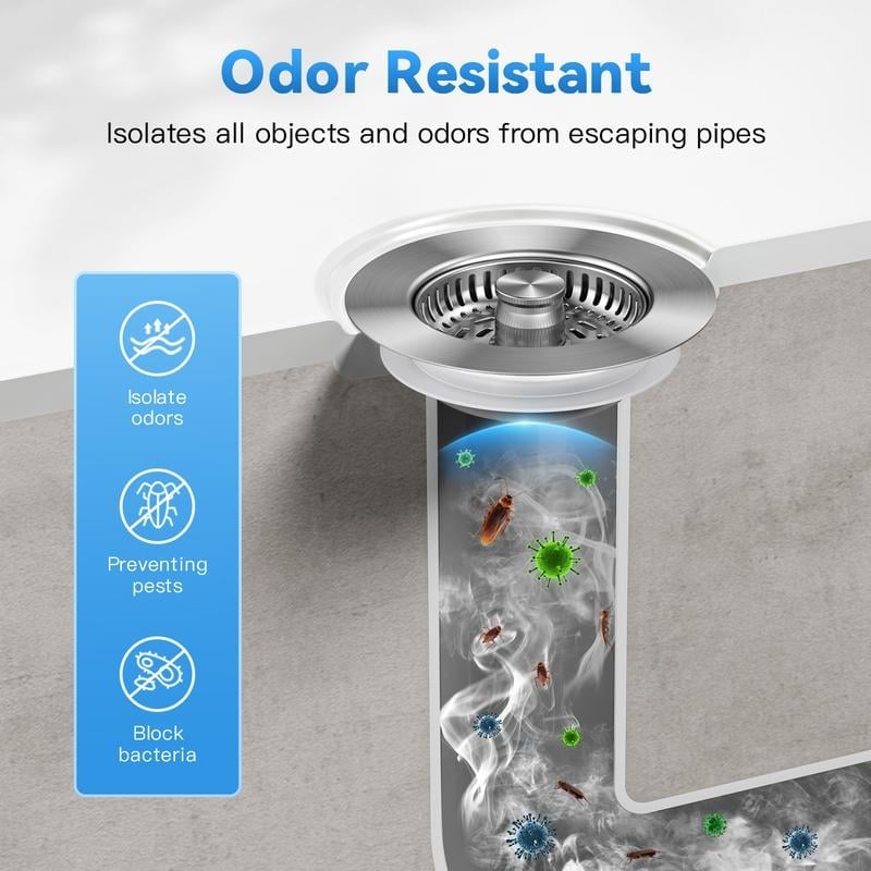 💥LAST DAY SALE 50% OFF💥2025 New Kitchen Sink Odor Filter