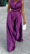 Ladies' V-neck Top and Pants Casual Set with Temperament