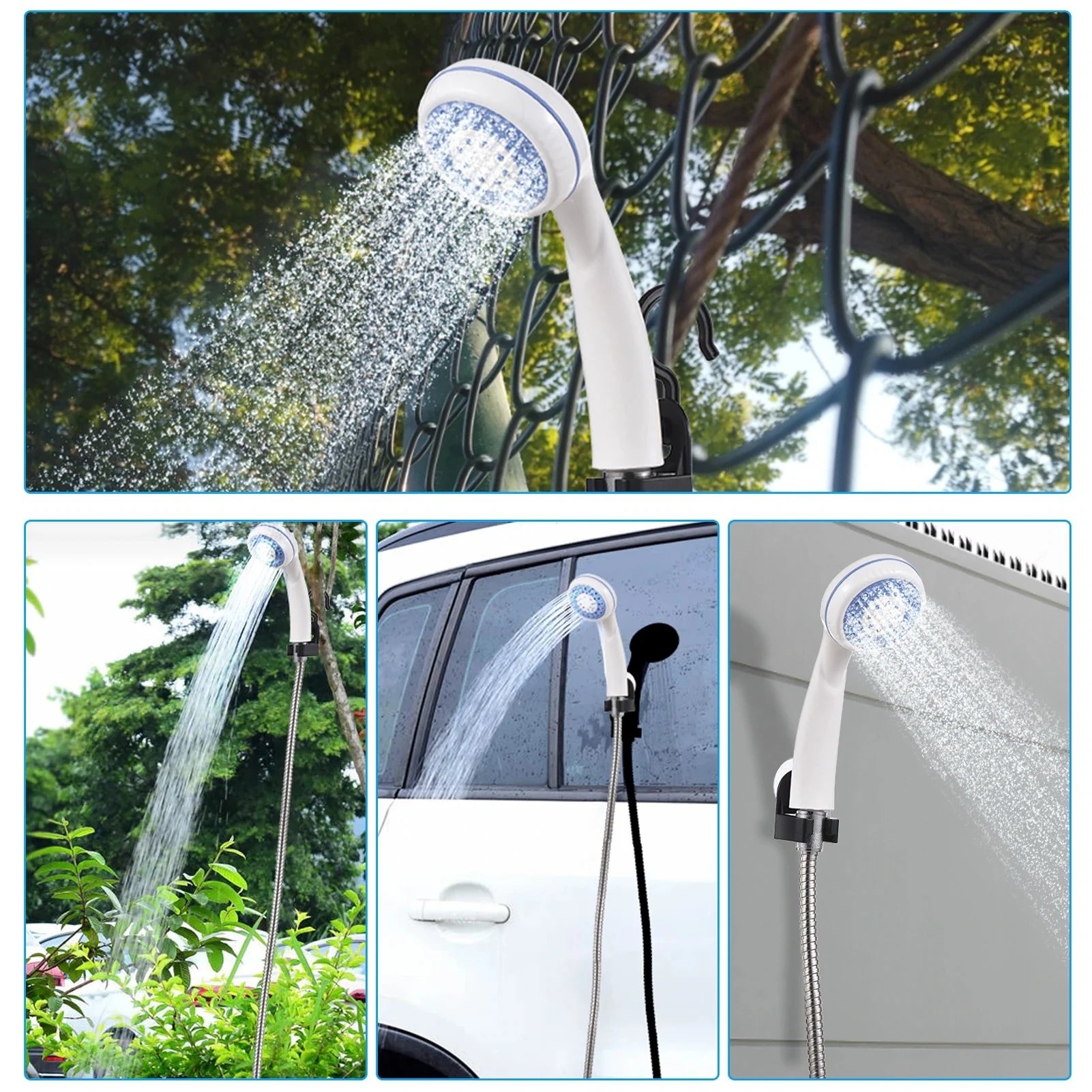 🚿 Stay Fresh Outdoors – 49% OFF – ✨ Portable Camping Shower with Adjustable Flow – For Easy & Convenient Outdoor Cleaning!