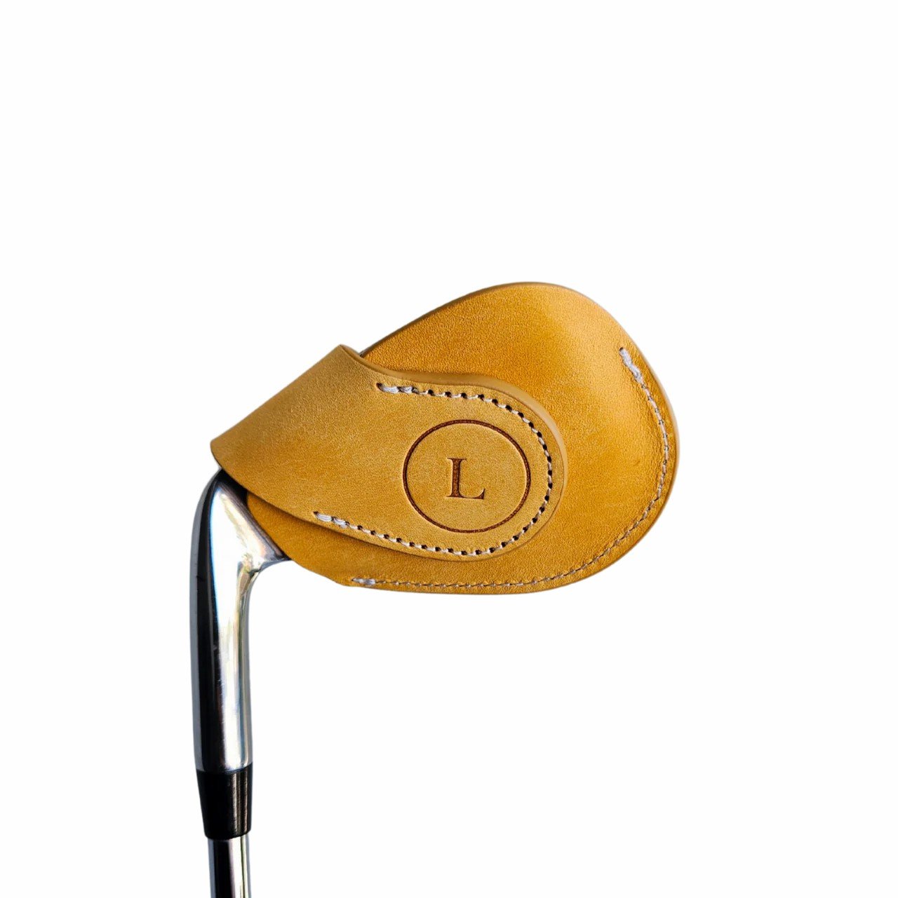 Magnetic Leather Iron Cover – Handcrafted Club Protection with Timeless Style