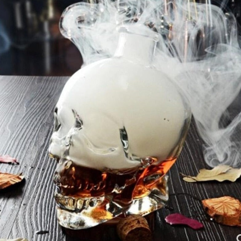 Doomed Crystal Skull Liquor Decanter