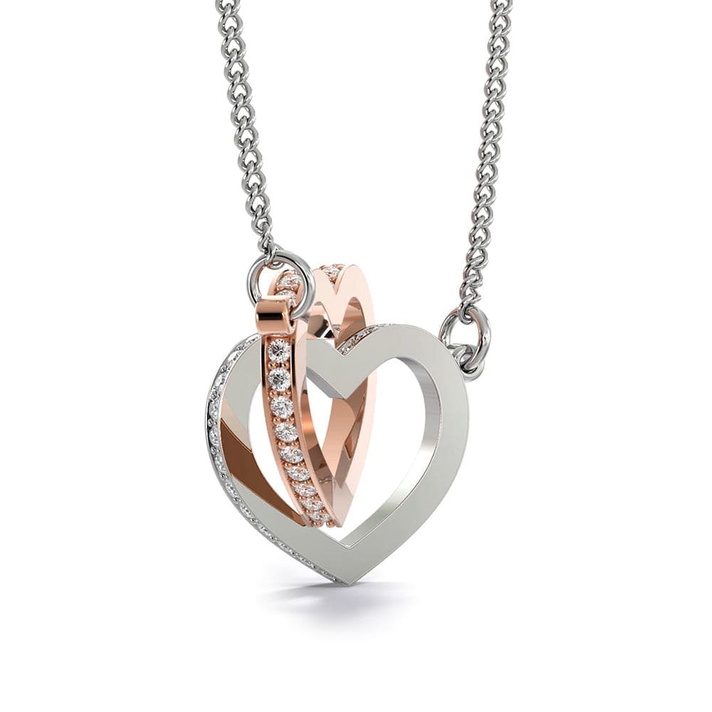 [ALMOST SOLD OUT] To My Beautiful Granddaughter - Interlocked Hearts Necklace Gift Set