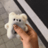 (🔥Last Day Promotion 50% OFF)Handmade-Chirping Bear Keychain Finished Product: Cute Chirping Bear Toy, Perfect Couple Gift