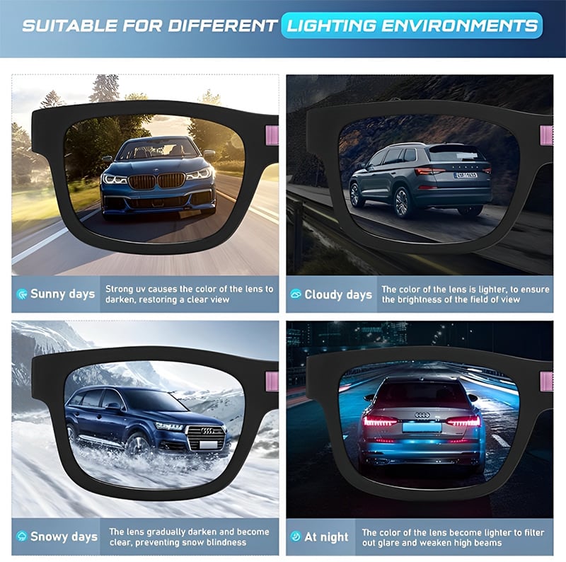 🎁TikTok Last Day Sale - 70% OFF🎉Smart Photochromic Polarized Sunglasses