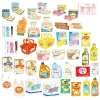 Miniature Shipping Box Flake Sticker Set