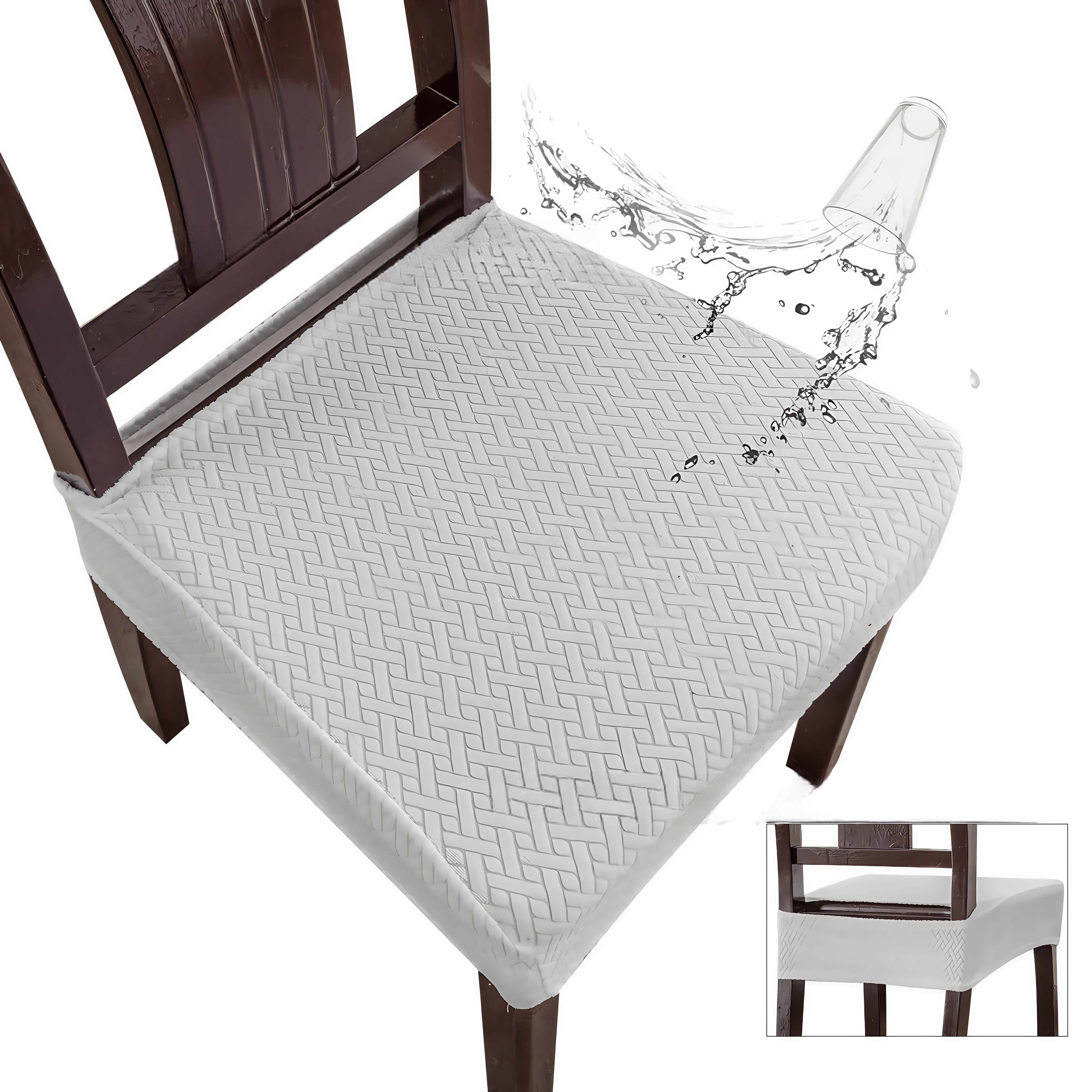 【2 PCS Per Pack】🪑💧Relaxing and Comfortable Chair Covers , Elastic Jacquard Detachable and Washable Chair Covers