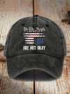 Retro We The People Are Not Okay Baseball Cap