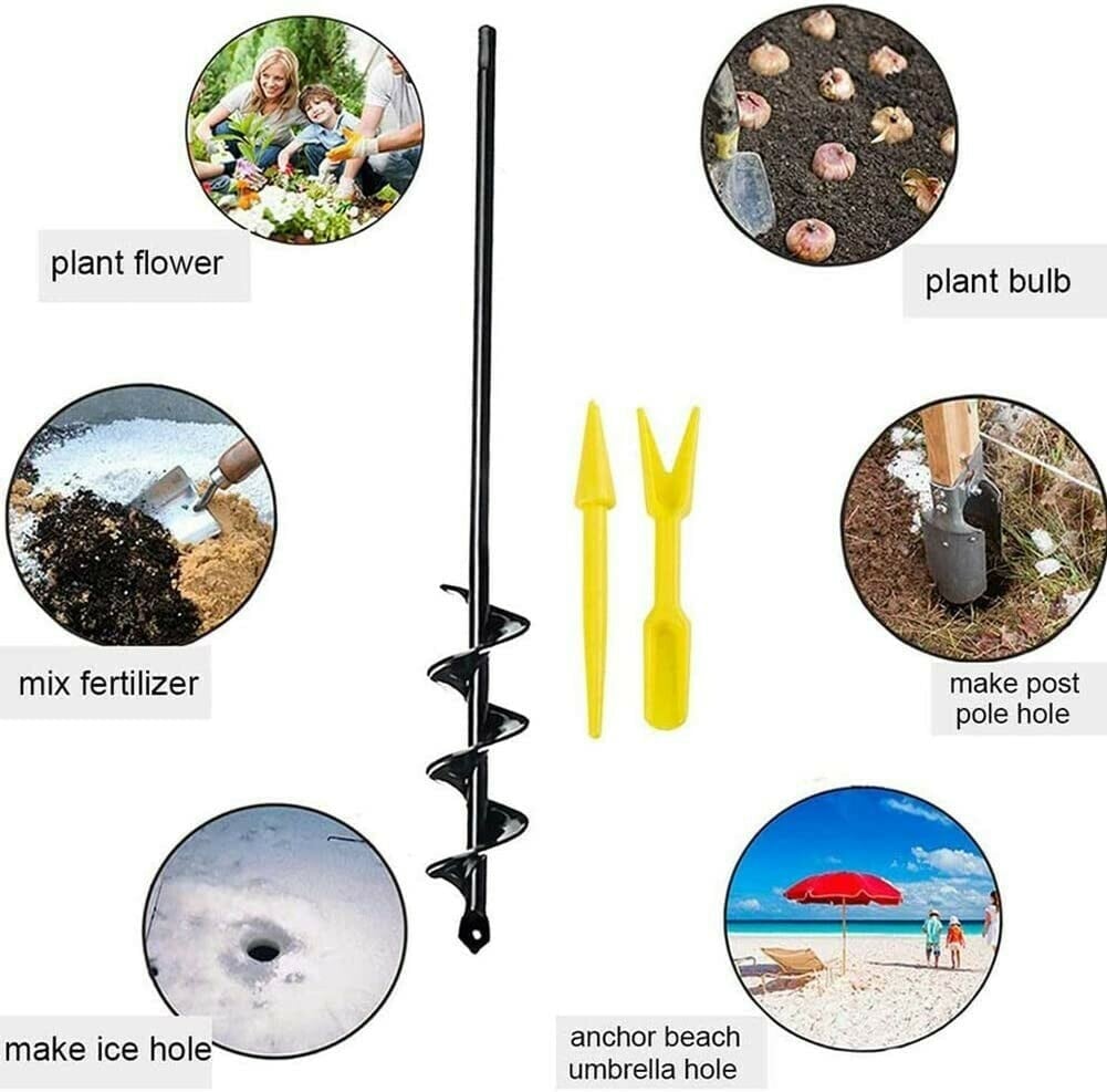 🔥LAST DAY SALE 50% OFF🔥Easy Gardening Auger Spiral Drill Bit