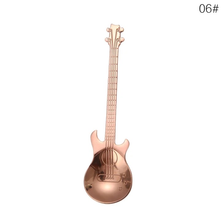Stainless Steel Coffee Guitar Spoons