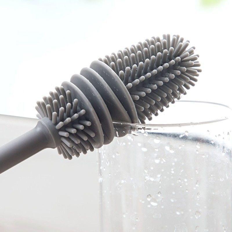 (🎄CHRISTMAS EARLY SALE-48% OFF) Silicone Long Handle Cup Brush(BUY 2 GET 1 FREE)
