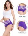 ✨Letzter Tag Kaufe 1 und erhalte 3 Packungen (JE NUR 6,33 €)🔥Damen-Slip mit hoher Taille und Bauchkontrolle aus reiner Baumwolle in Übergröße