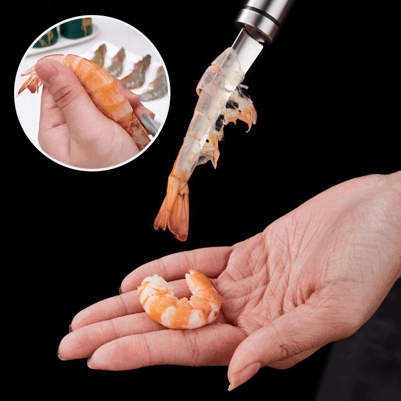 (🎅Last Day Promotion- SAVE 48% OFF) 5 In 1 Multifunctional Shrimp Fish Knife-🔥BUY 2 GET 2 FREE(4 PCS)