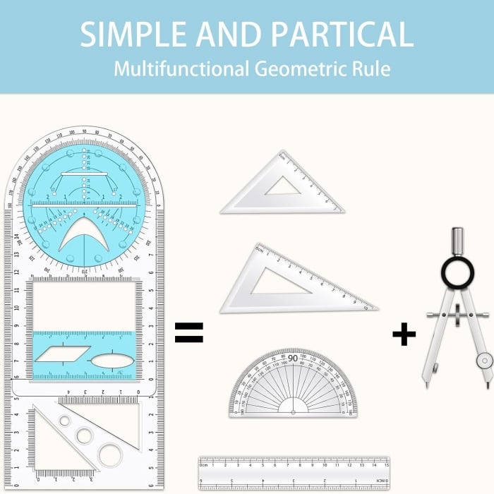 Multifunctional Geometric Rulers🎁Buy 3 Get 1 Free