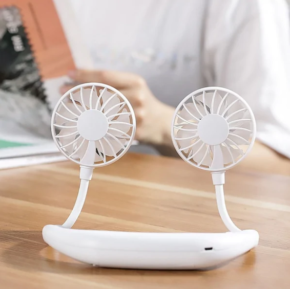 (🔥Clearance Sale - 65% OFF)  Rechargeable Neckband Fan - Buy 2 Get Free shipping