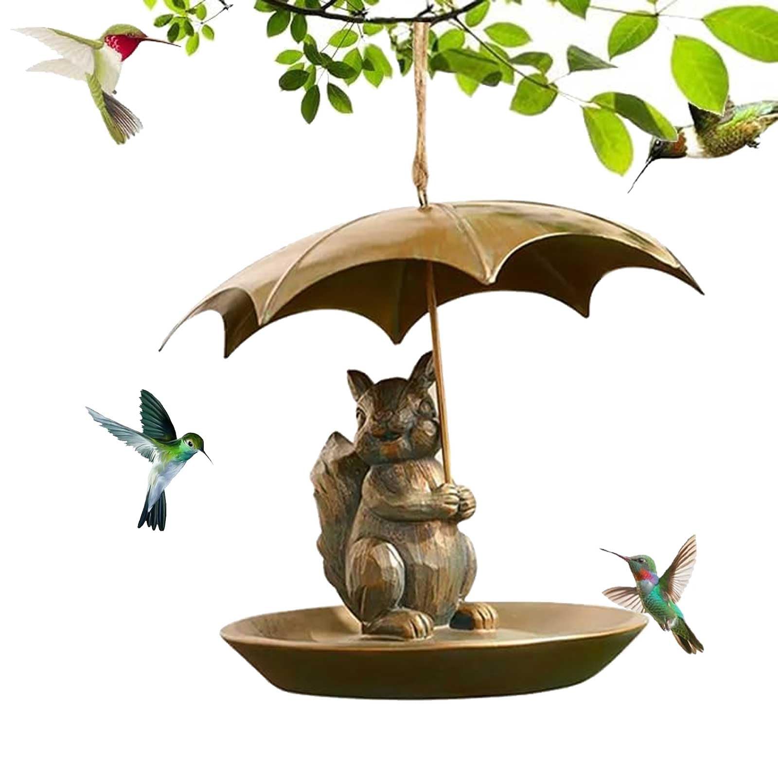 Father's Day Sale 50% Off🐦Girl Next Door Animal Bird Feeder with Umbrella