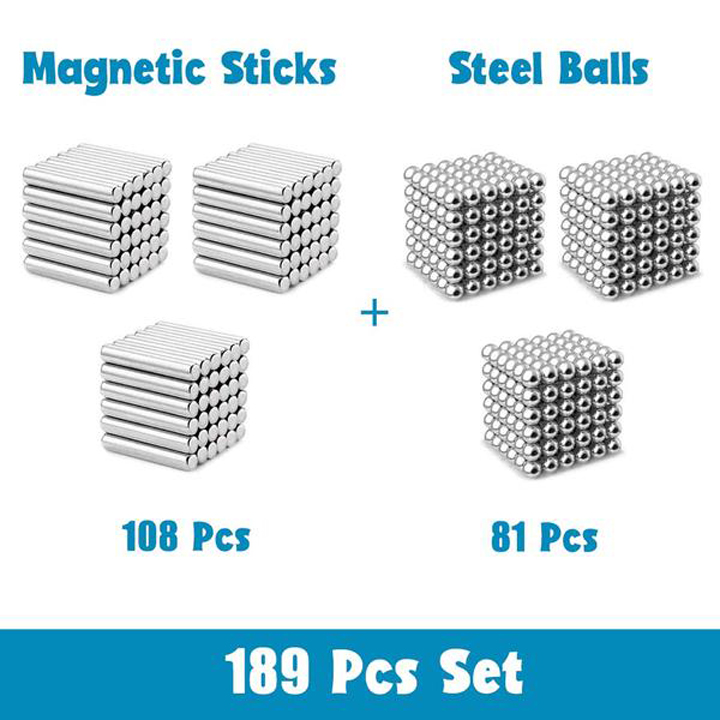 (New Year Sale- Save 50% OFF) DIY Magnetic Sticks And Balls- Buy 2 Free Shipping