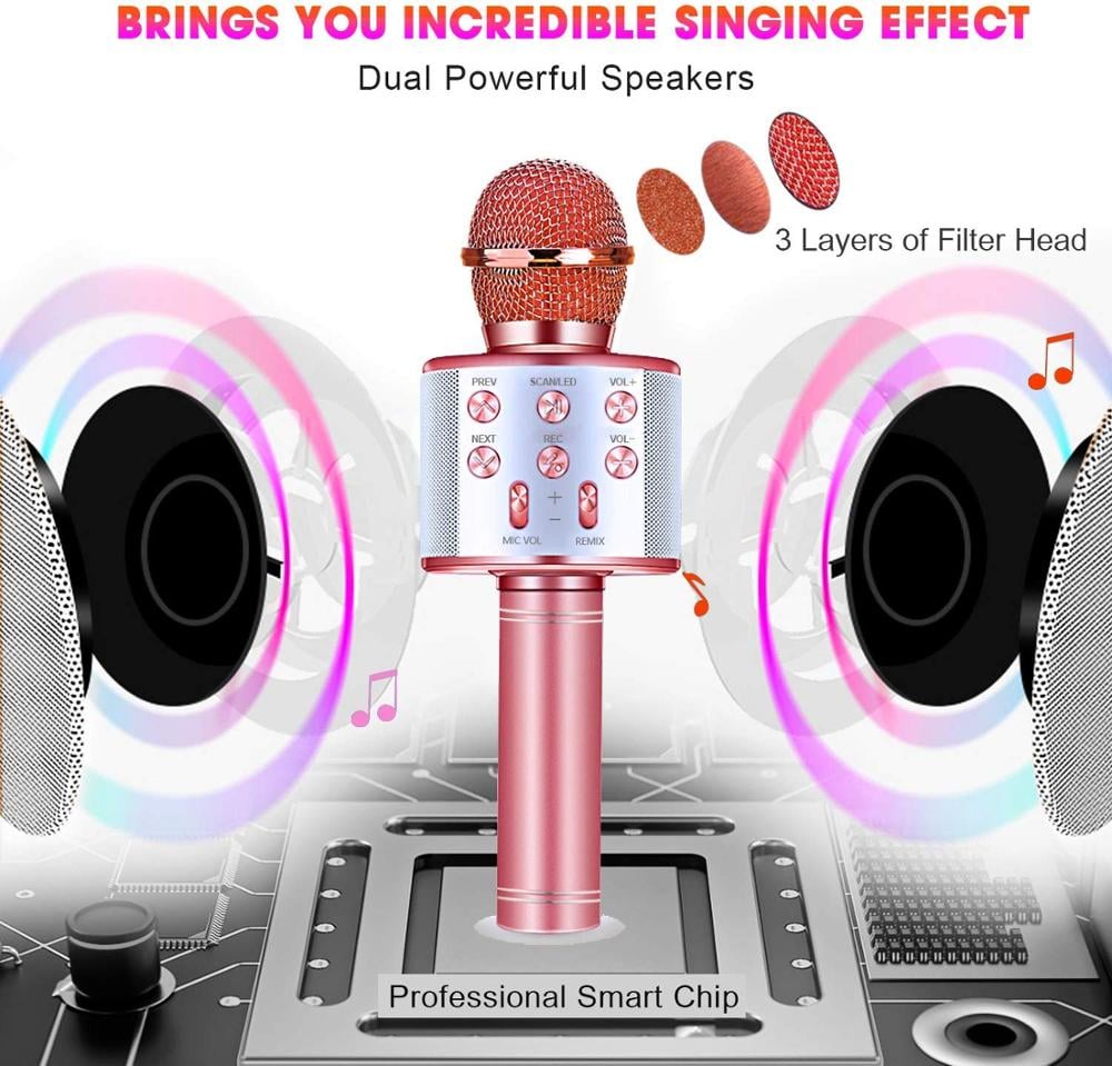 Buy 2 Get 10% OFF&FREE SHIPPING💥 2022 Wireless Bluetooth 3-In-1 Karaoke Mic Speaker