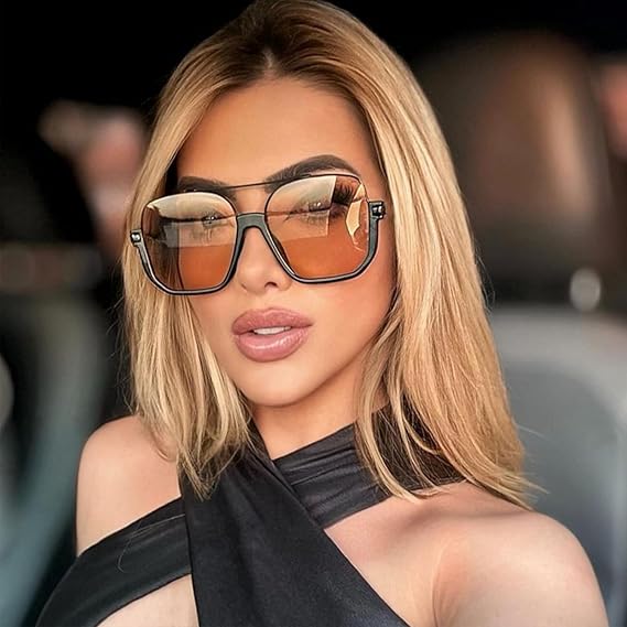 😍Lunettes de soleil aviateur rétro unisexes à verres teintés, tendance et faciles à assortir