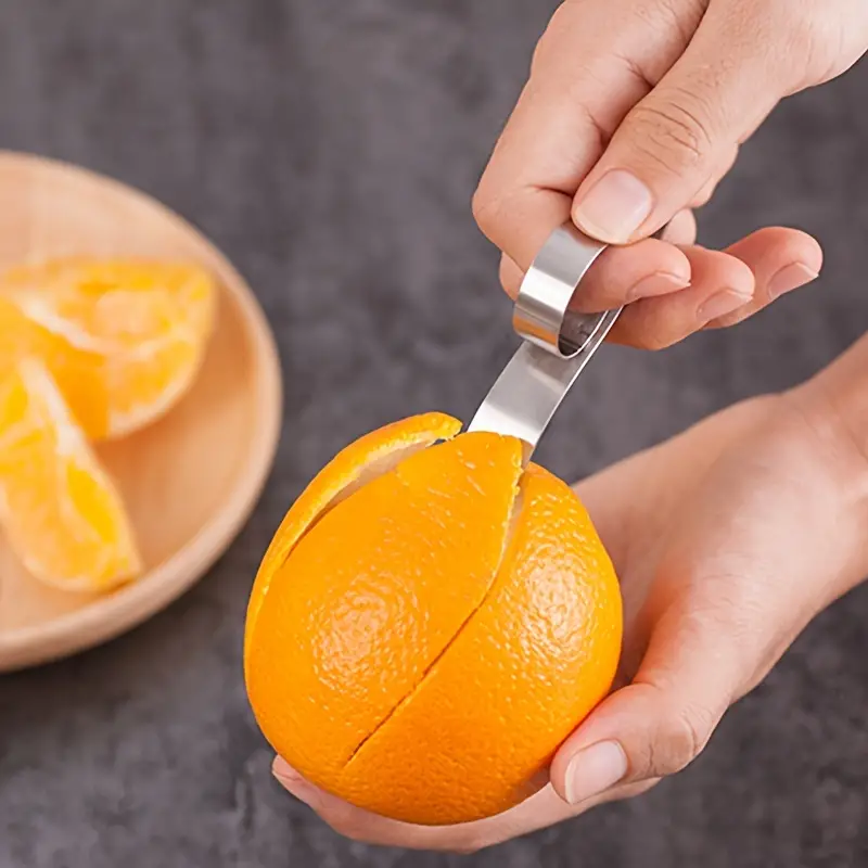 (🔥Last Day Promotion- SAVE 70% OFF)Stainless Steel Ring Orange Peeler - BUY 3 GET 3 FREE