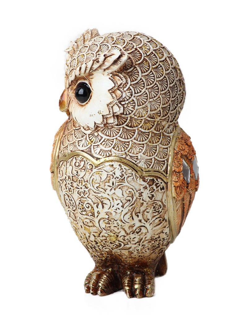 🦉Lucky Embroidered Owl Figurine Statue