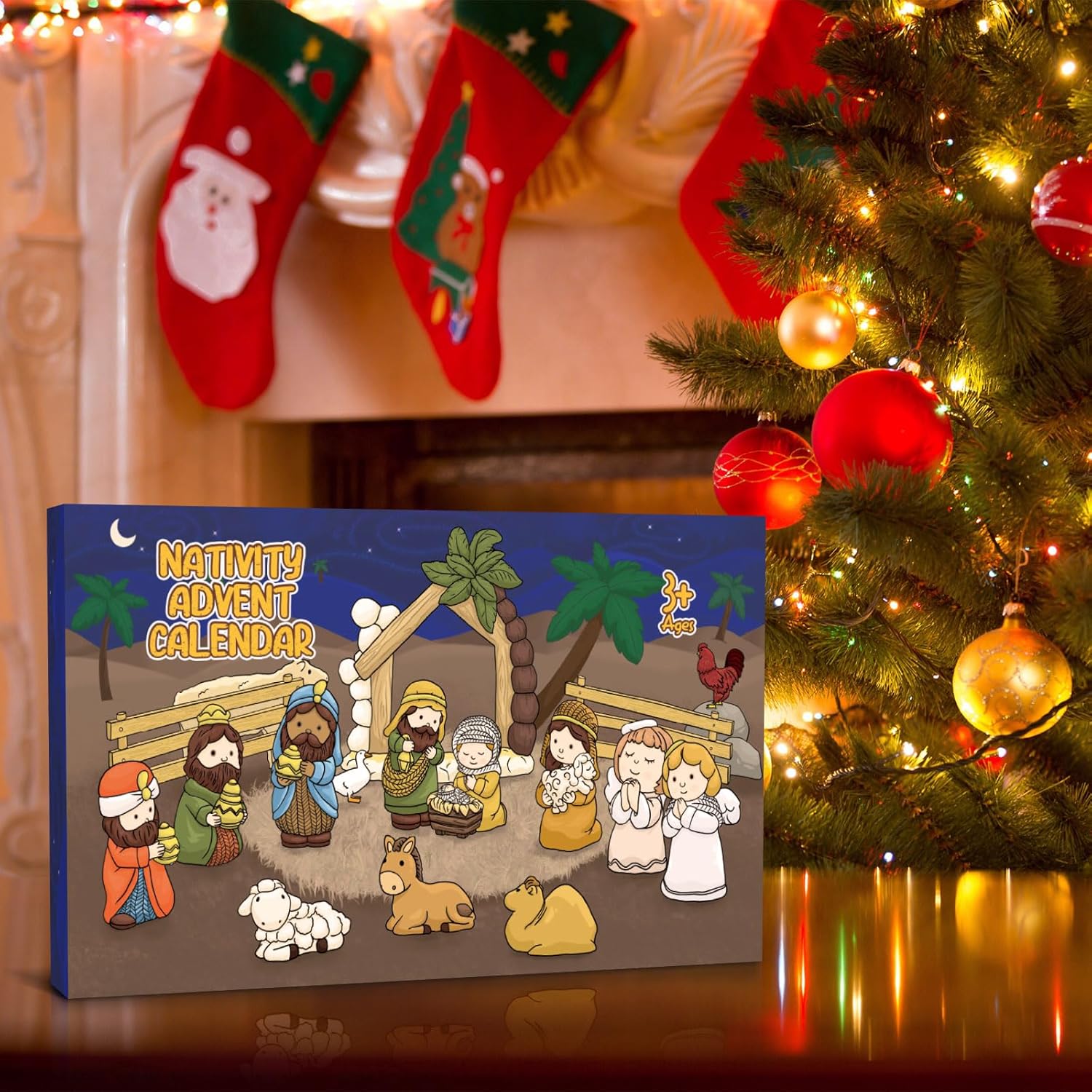 Nativity Advent Calendar - 24 Days of Christmas Nativity Scene Set