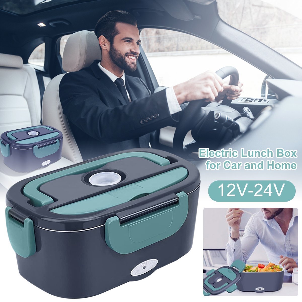 🔥Heißer Verkauf 49% Rabatt) Portable Insulated Heating Lunch Box🍱🚗🏠