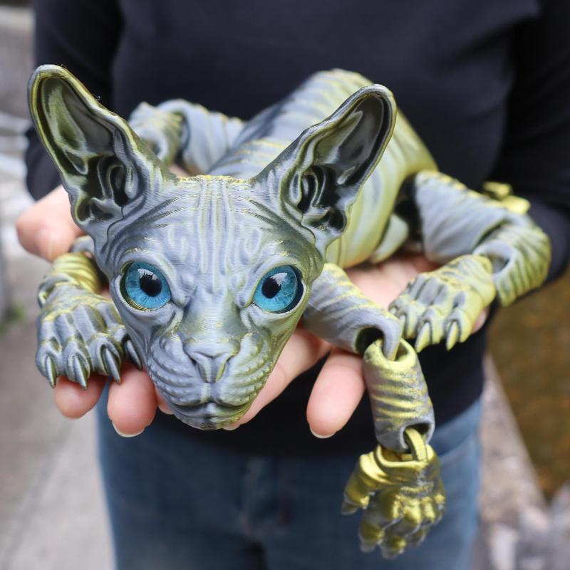 ⏰LAST DAY SALE 50% OFF💥3D Colorful Cat Statue
